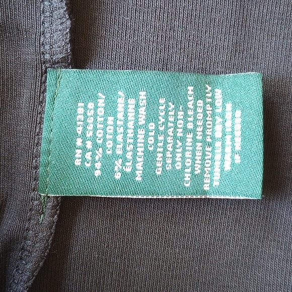 NWT $64 LRL Plus Cotton Knit On/Off Shoulder Top 1X Polo Black - Picture 6 of 8